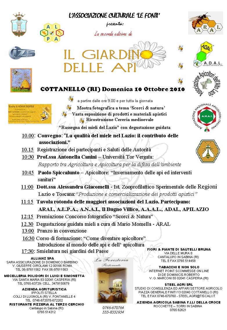 Il Giardino delle Api a Cottanello (RI)