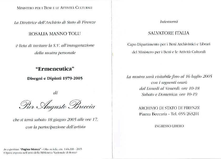 Una particolare mostra....