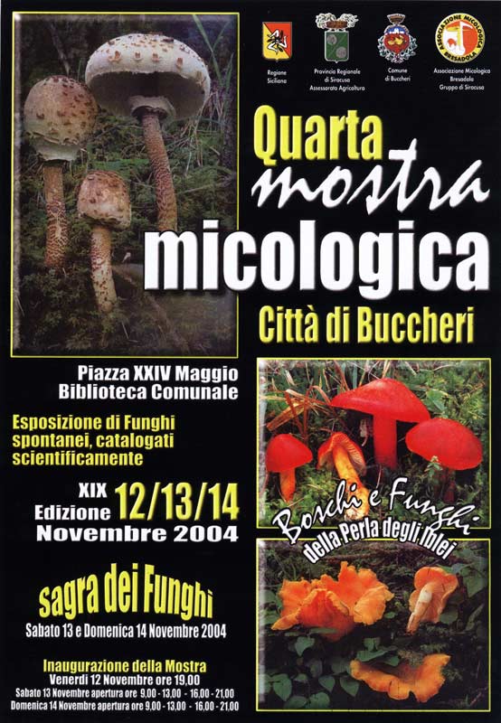 Evento: Mostra Micologica negli Iblei.