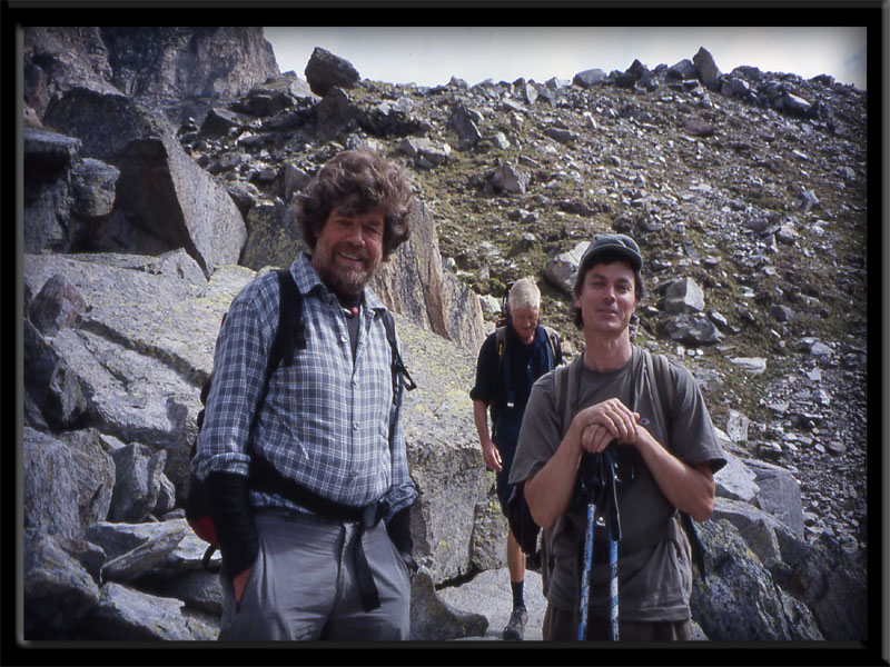 ...luglio 2005...incontro con Reinhold Messner...