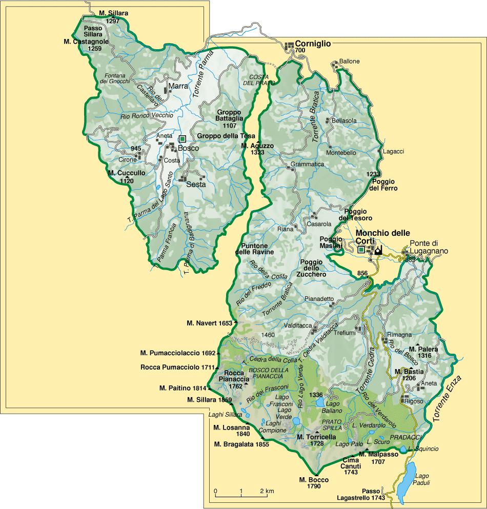 cento laghi parmensi