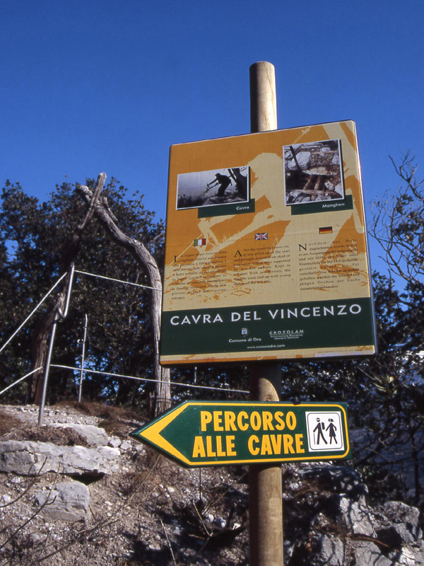 Percorso delle cavre.......escursione a bassa quota