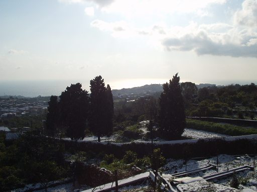 una traccia dell''inverno..che sta passando