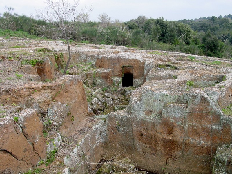 Nei pressi della necropoli di Cerveteri