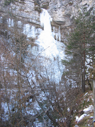 La cascata di ghiaccio, Guardia di Folgaria (TN)
