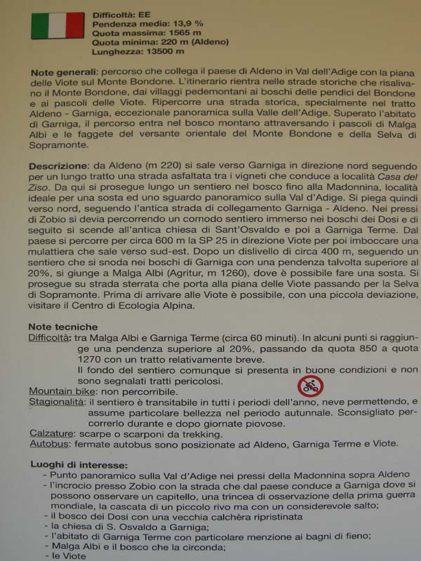 Escursione a bassa quota......