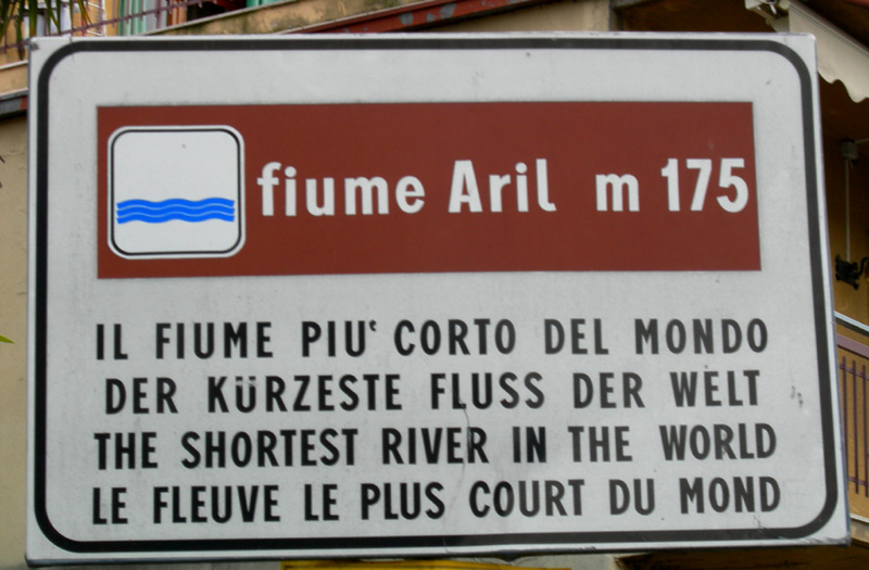 il Fiume pi corto del mondo....