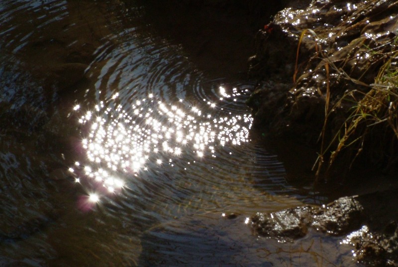 La luce gioca con l''acqua