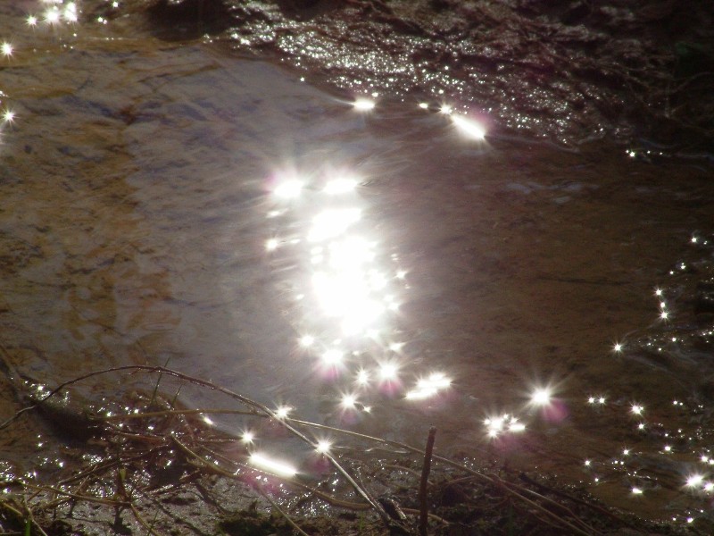 La luce gioca con l''acqua