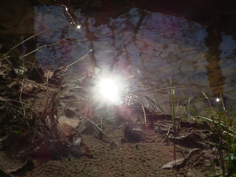 La luce gioca con l''acqua