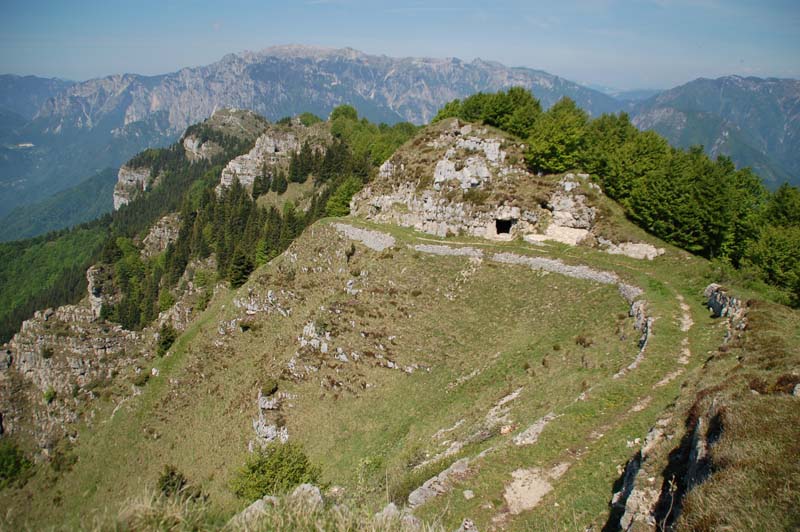 monte novegno, prima guerra