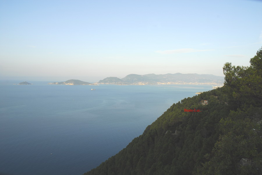 Panorama dalle alture Lerici...