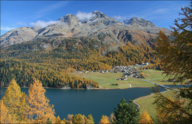 Laghi dell''Engadina e variazioni stagionali