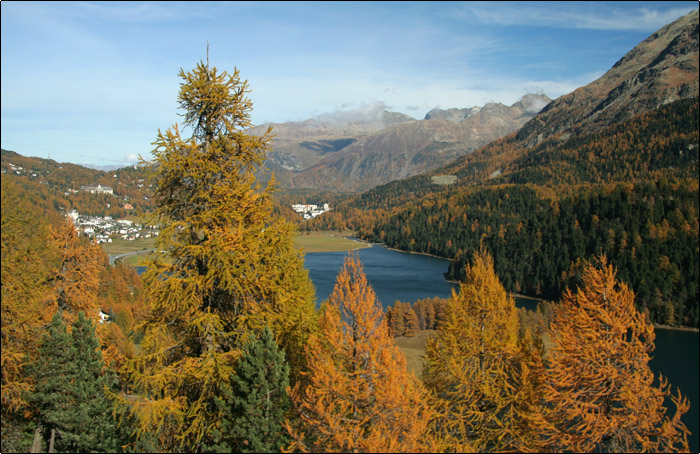 Laghi dell''Engadina e variazioni stagionali