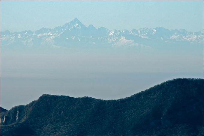 Ma il Monviso fino dove e'' possibile vederlo ?