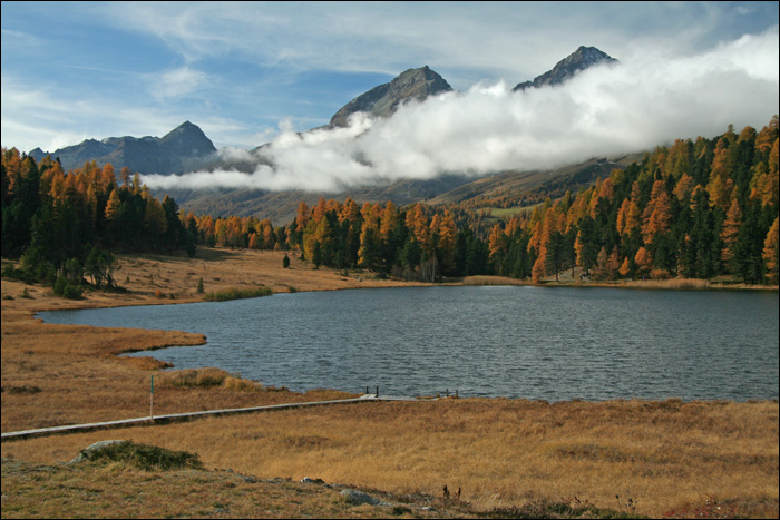 Laghi dell''Engadina e variazioni stagionali