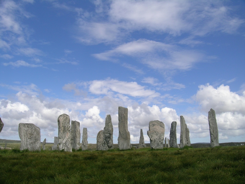 Isole Ebridi (Scozia), i megaliti di Callanish.