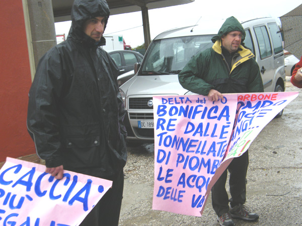 Fenicotteri nel Delta del Po