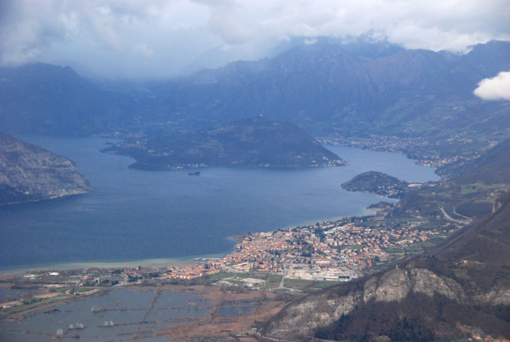 Il Lago di Iseo visto dall'' alto