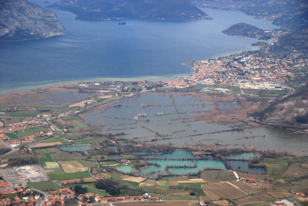 Il Lago di Iseo visto dall'' alto