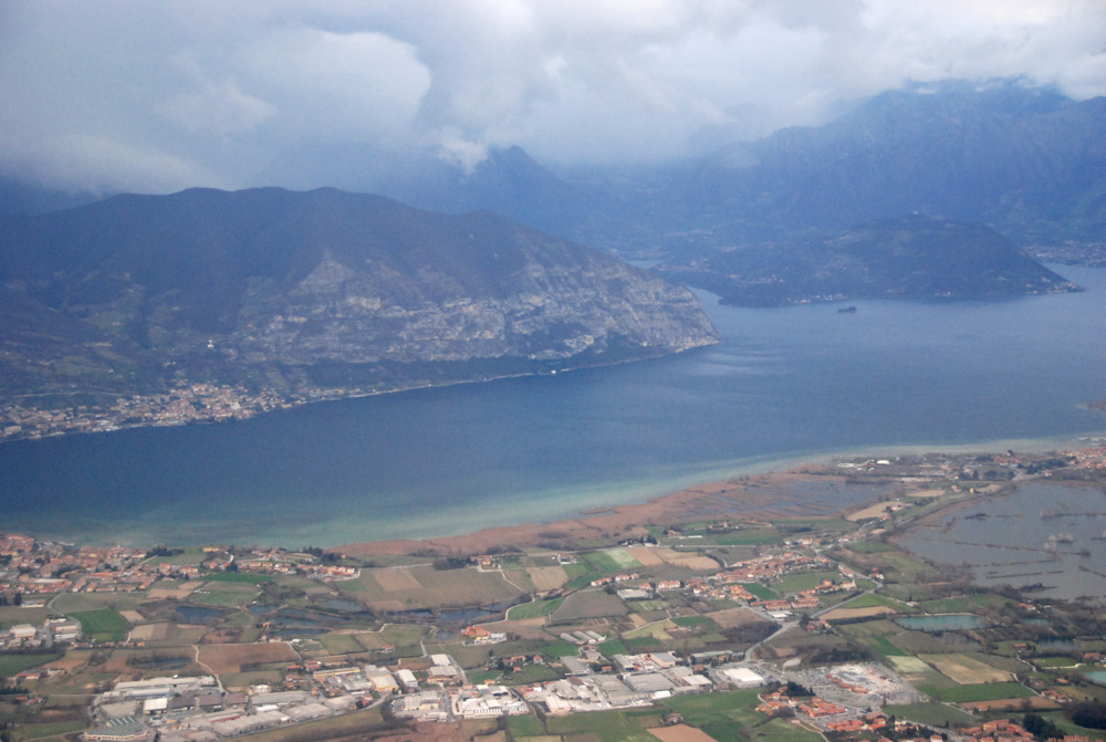 Il Lago di Iseo visto dall'' alto