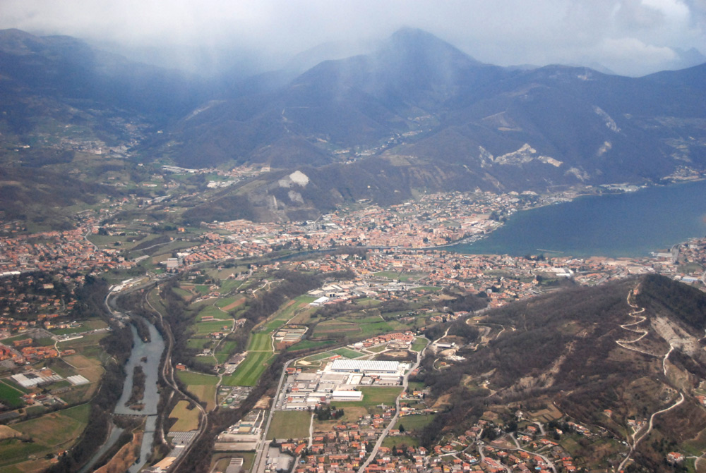 Il Lago di Iseo visto dall'' alto