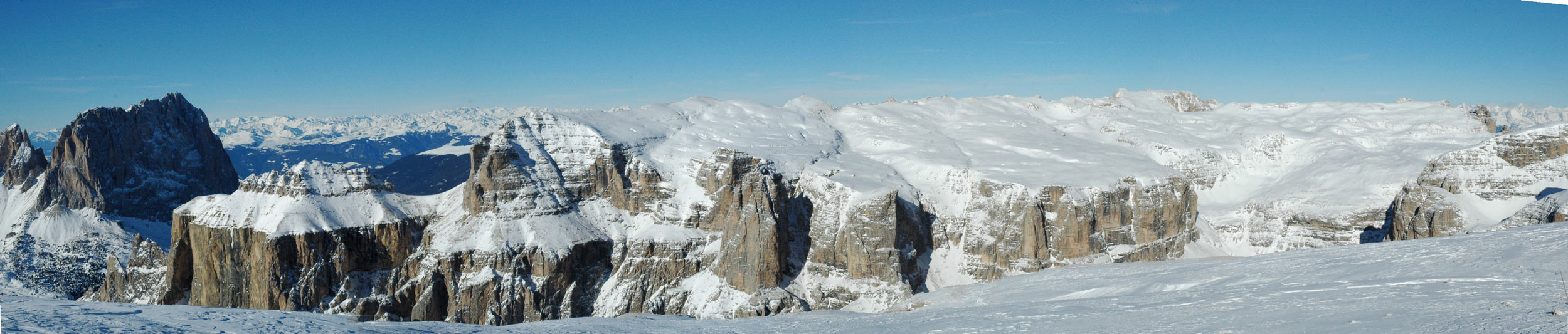 Foto dal Sass Pordoi