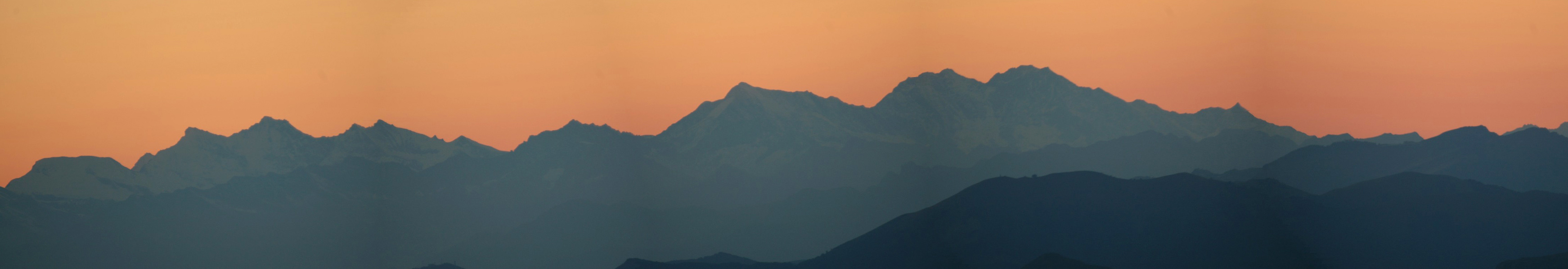 Dal Monte Linzone al tramonto