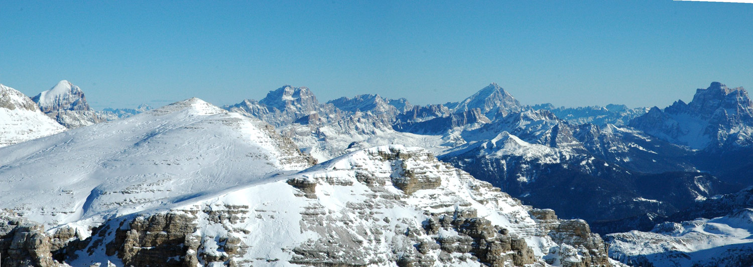Foto dal Sass Pordoi