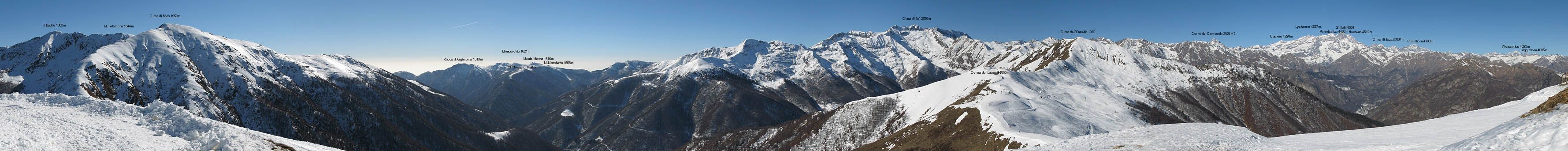 Valsesia, Monte Camparient 1743m