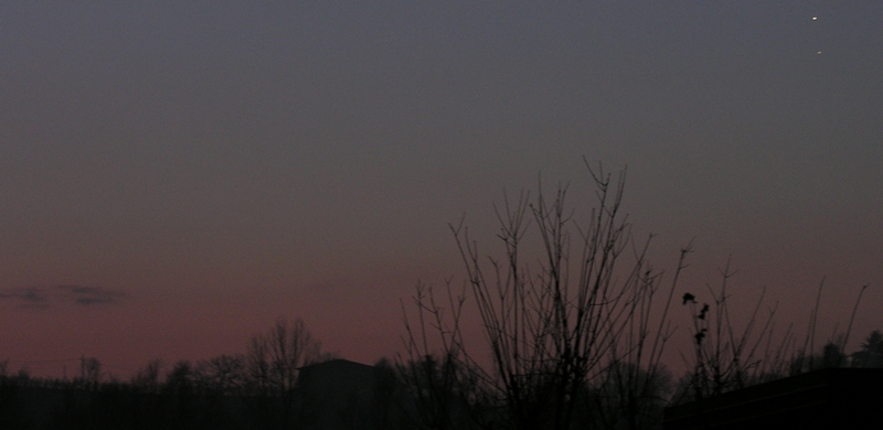 VENERE-GIOVE 1 febbraio