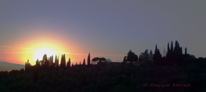 Firenze: lungo il muro di Arcetri