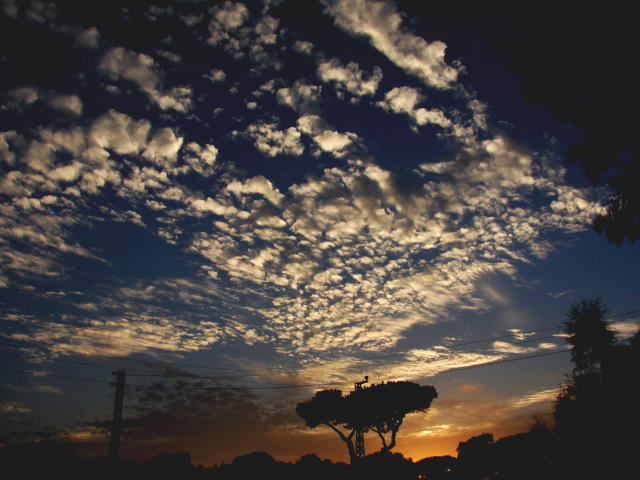 un tramonto dipinto da Dio in persona
