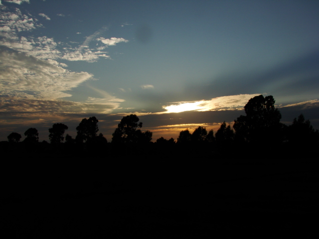 un tramonto dipinto da Dio in persona