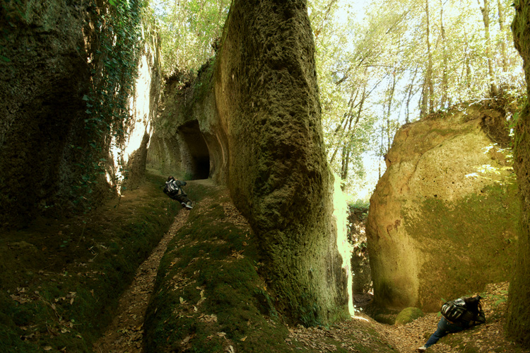 Sorano e la Via Cava di San Rocco