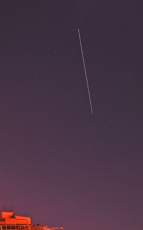 ISS - Appena transitata nel cielo di Napoli