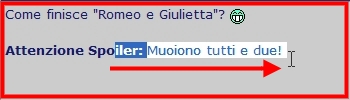 Lo Spoiler, questo sconosciuto