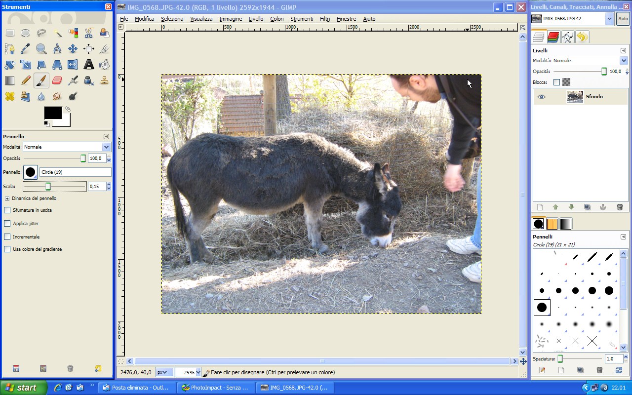 GIMP Maschere di Livello