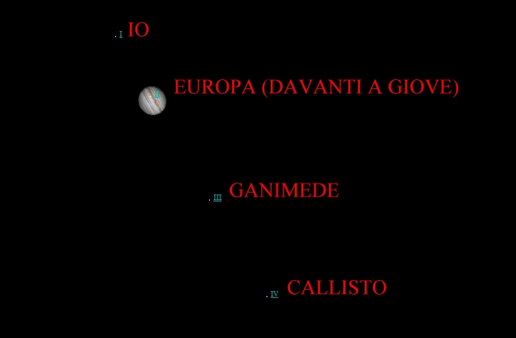 Trio Giove-Nettuno-Luna luned sera
