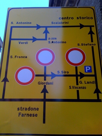 TOPONOMASTICA e CARTELLONISTICA
