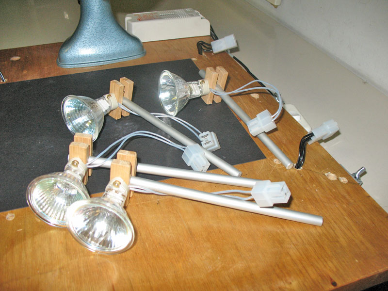 Illuminazione a fibbre ottiche