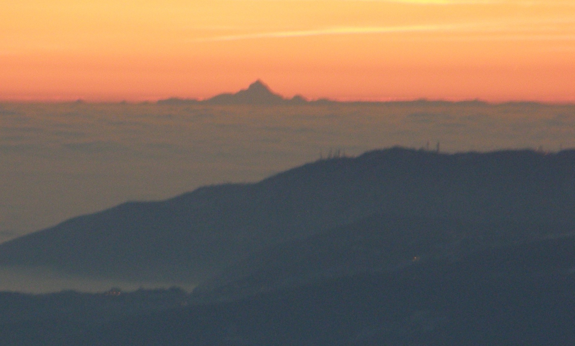 Il Monte Baldo visto dal Garda