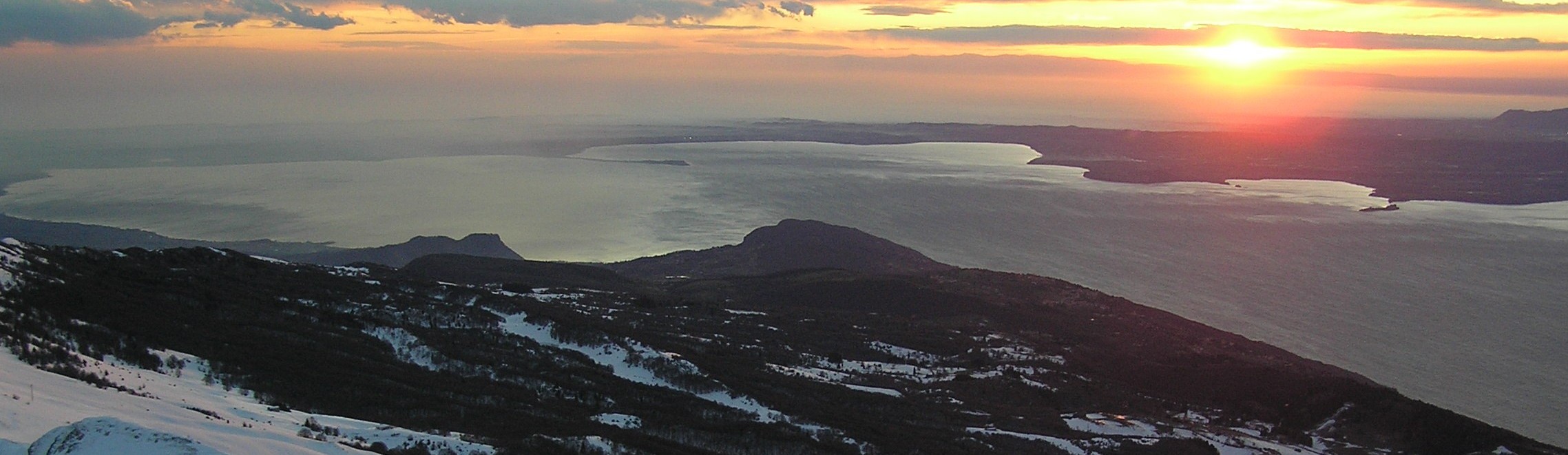 Il Monte Baldo visto dal Garda