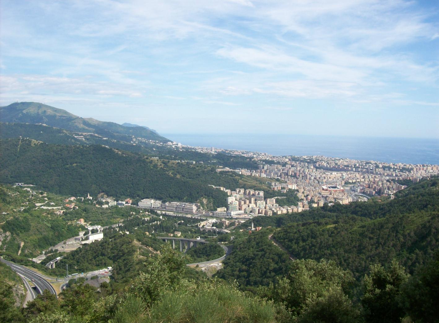 Genova dal Monte Reixa