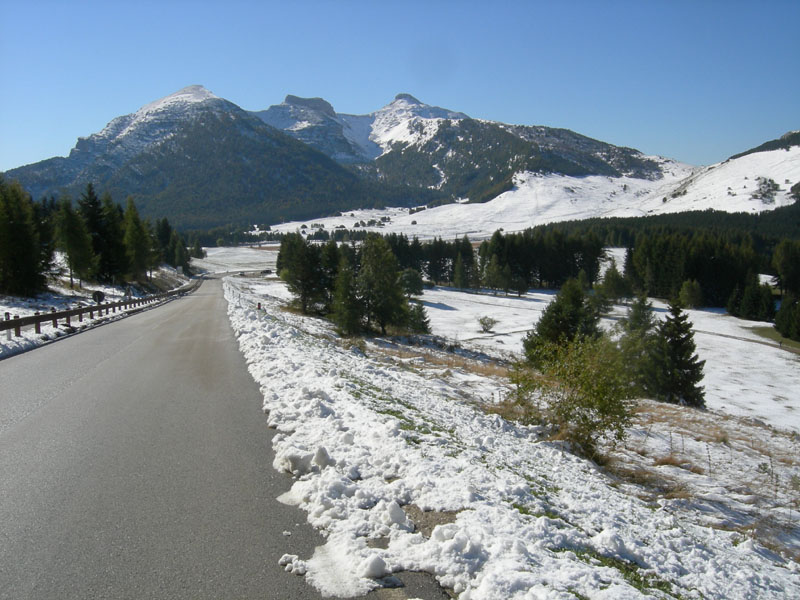 neve....sopra i 1350 m.