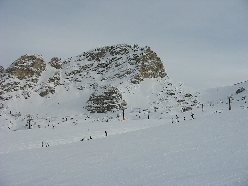 Val di Fassa in veste invernale.