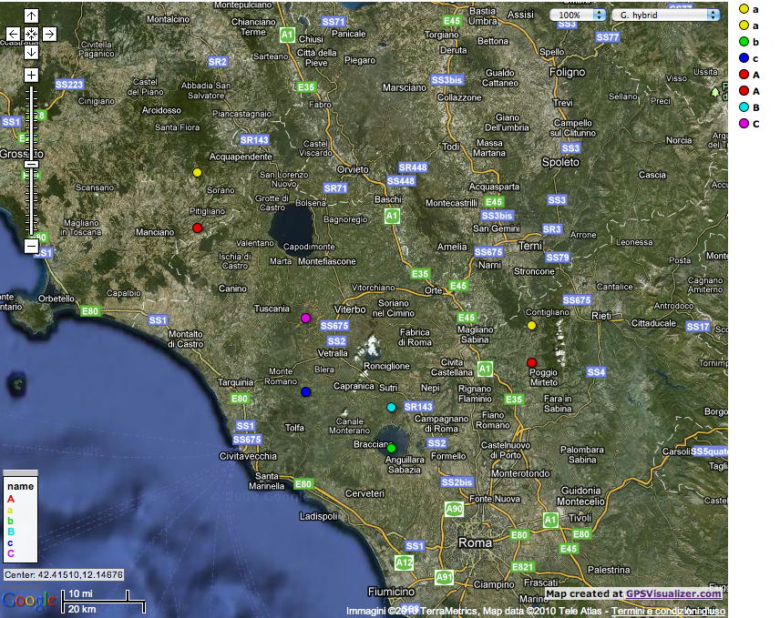 Commenti/Discussioni sulle Mappe di distribuzione