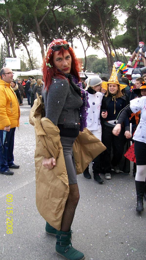 Il Carnevale ieri a Guidonia (Roma)