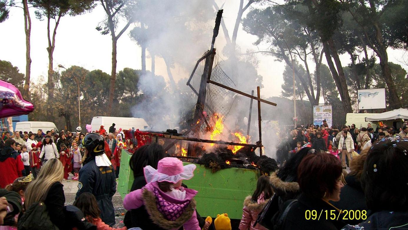 Il Carnevale ieri a Guidonia (Roma)