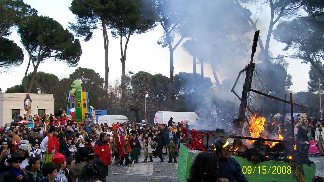 Il Carnevale ieri a Guidonia (Roma)